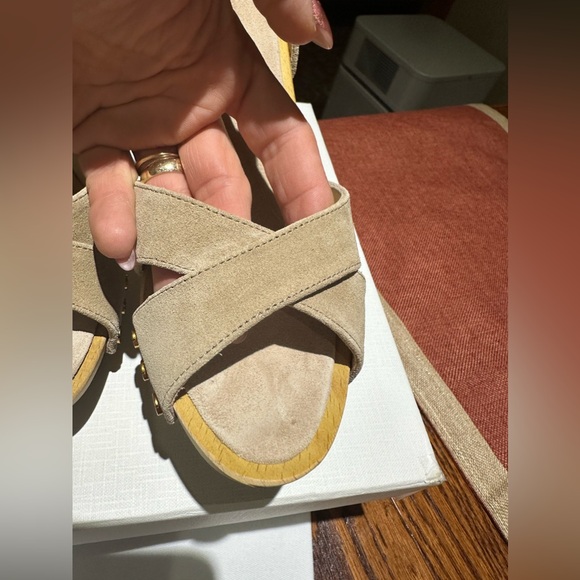 Veronica Beard BRAND NEW sz 7.5 Lamont suede platform sandal - Picture 6 of 11